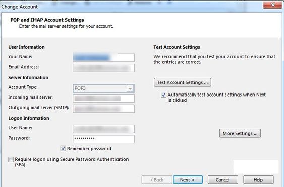suddenlink email settings for mac
